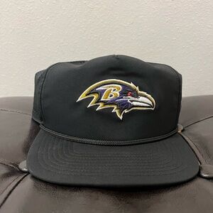 Fabletics Baltimore Ravens Hat Black Adjustable Snapback NFL Football Cap